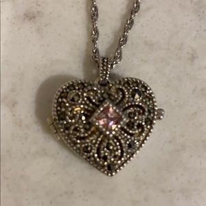 Judith Jack heart necklace